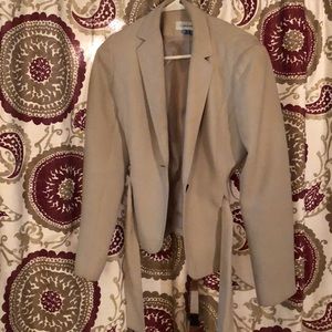 A Sleek CK Waist Accentuating Blazer